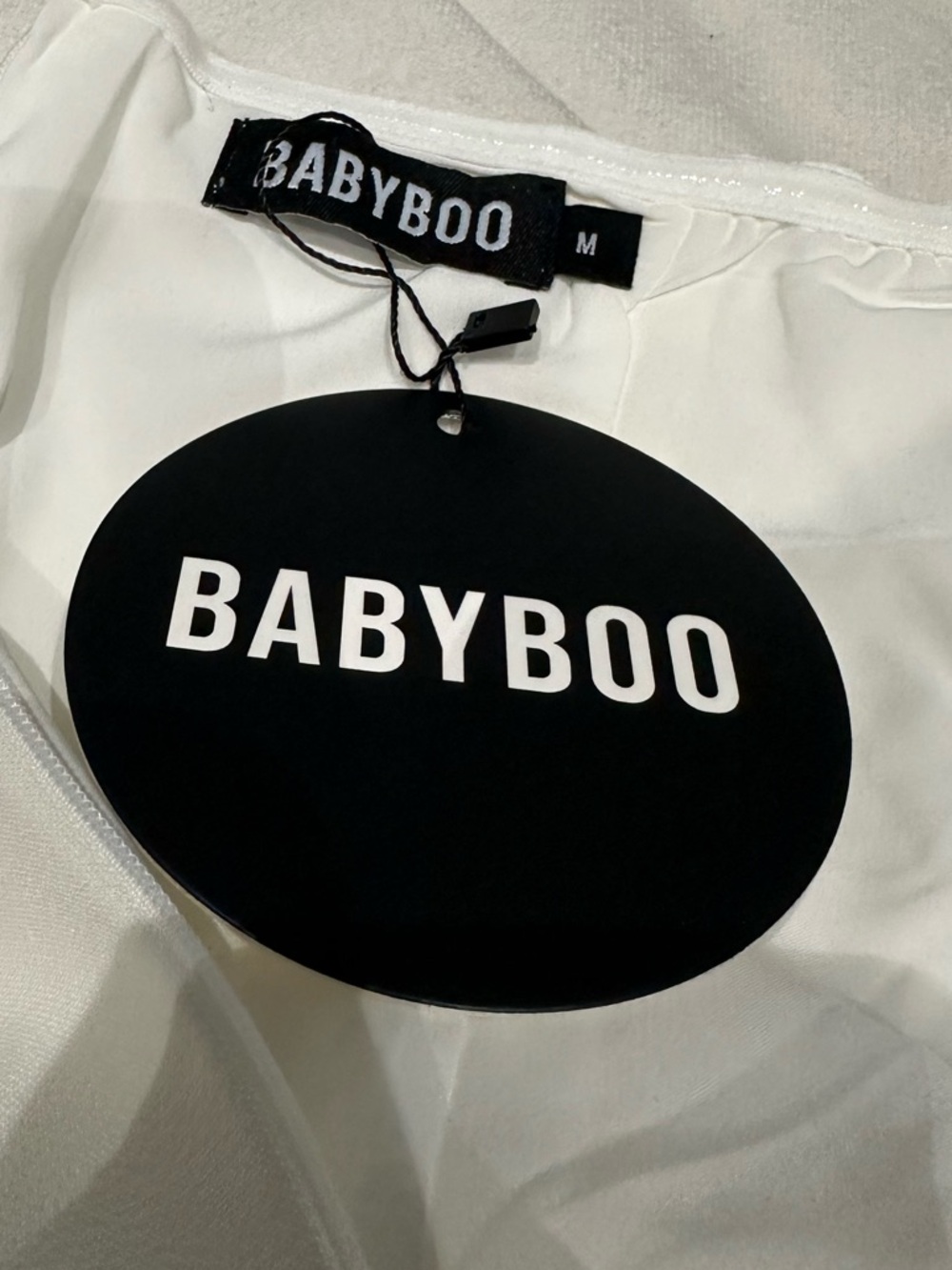 Babyboo | ASHA Strapless Mini DRESS - IVORY | Medium New with Tag - Picture 11 of 15